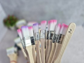Pack 10 pinceles o pinceletas punta color Nro2 